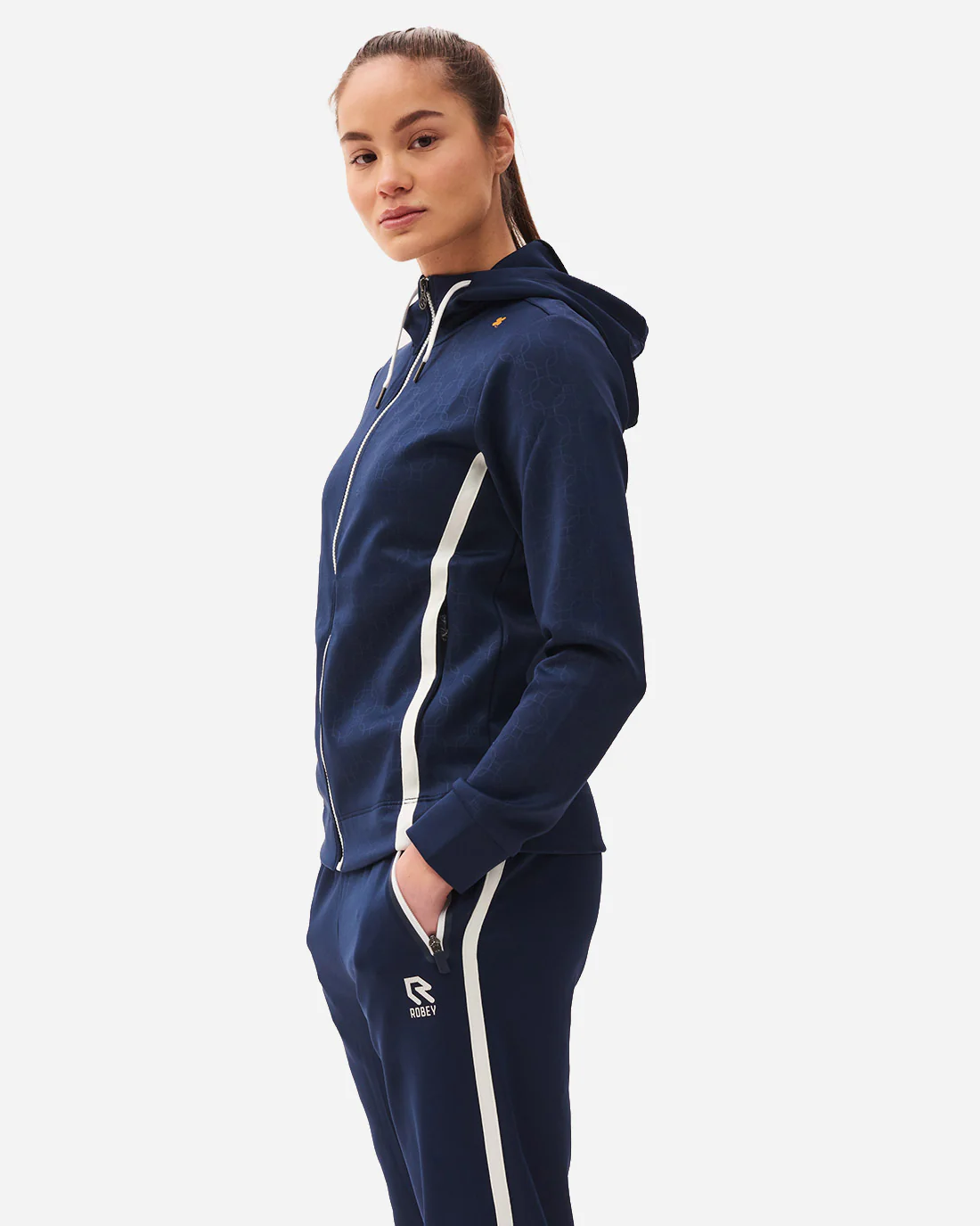 Tennis Forehand Hooded Track Top - Image 3